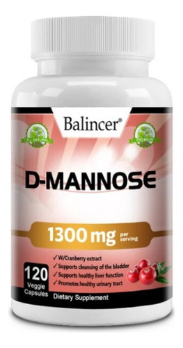 D-mannose Cranberry Arandano Rojo Para Infecciones Urinarias