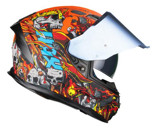 Hax Casco Integral Para Moto. Dot + Ece 06. Force Valhalla