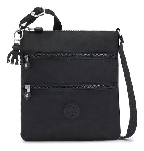 Bolsa Keiko Kipling Transversal Feminina Original Eua Cor Black noir