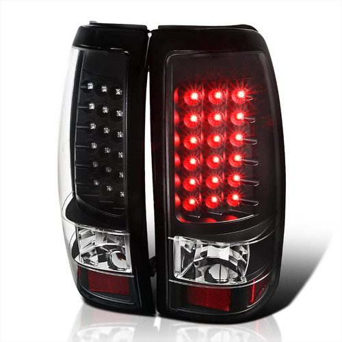 Spec-d Tuning Carcasa Negra Luz Trasera Led Para Chevy Par