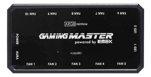 Gabinete Gamer K-mex Cg-bl10 C/3fan 120x120mm