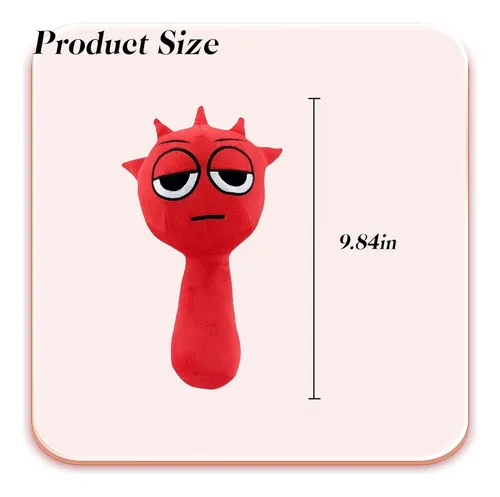 2pcs-incredibox Sprunki Peluche Juegos Animado-25cm