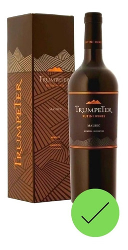 Estuche X 1 Vino Trumpeter Malbec 750 Ml. Rutini Wines