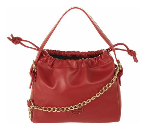 Bolsa Bucket Cloe Telgany Para Mujer Roja