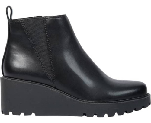 Bota Tacón Cuña Mujer Vi Line Negro