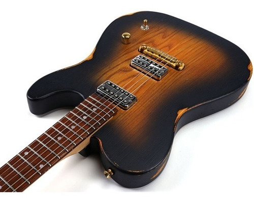 Imagen 5 de 10 de Guitarra Slick Guitars Sl55 Vsb Telecaster
