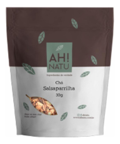 Kit 3x: Chá De Salsaparilha Ah Natu 30g