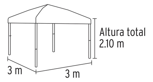 Carpa Toldo Plegable Playa Vacaciones Camping Eventos Easy