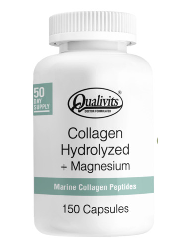 Qualivits | Colageno Hidrolizado Marino Y Magnesio | 150 Cap