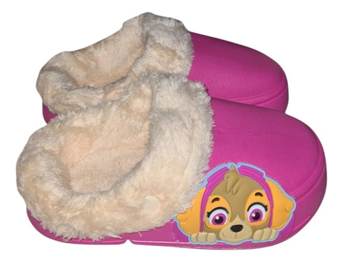 Pantufla Gomon De Peluche Con Diseño