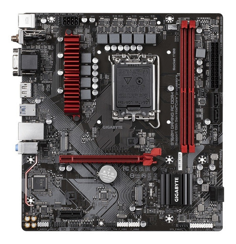 Placa-mãe Gigabyte B760m Gaming Ac Lga1700 Intel 12V e 13G