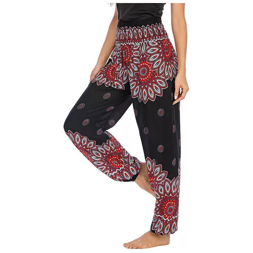 Pantalones De Yoga Para Mujer, Estilo Hippie, Salón, Playa,