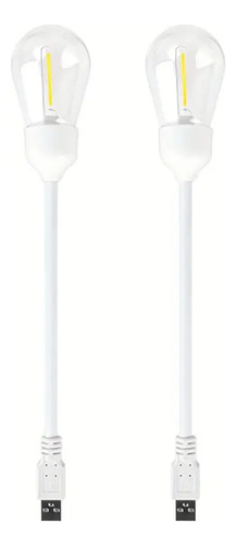X2 Lampara Led Usb Portatil Para Lectura Interiores
