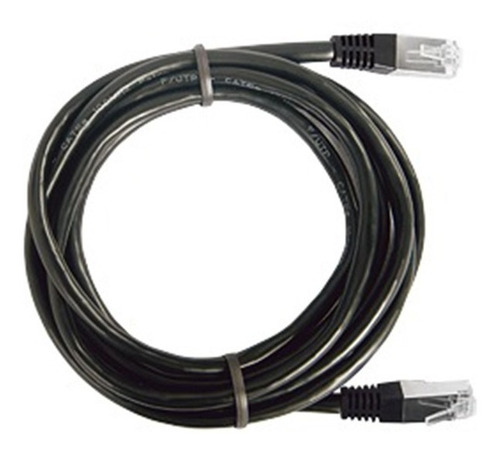 Patch Cord Cable Parcheo Red Ftp Categoría 5e 7 Metros Negro