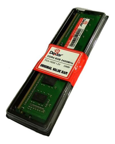 Memoria Ram Dextor Ddr4 8gb Pc4-19200 2400 Mhz Dimm Pc