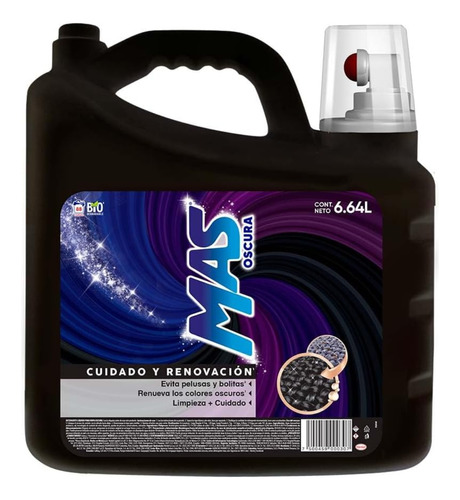 Detergente Líquido Mas Oscura 6.64l