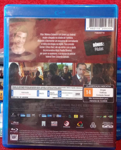 Blu-ray Em Nome Da Lei - Mateus Solano Paolla Oliveira (Usado)