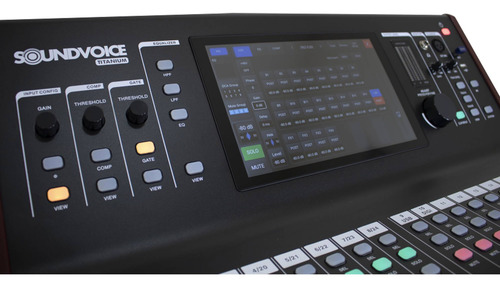 Mesa De Som Digital Mdt-24 Soundvoice 24 Canais + 12 Aux