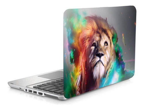 Skin Adesivo Protetor Para Notebook 15 Leão Lion D2