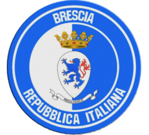 Parche Escudo Circular Italia Brescia