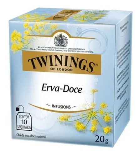 Chá de Erva Doce Twinings 20g - 10 sachês