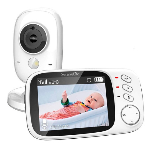Camara Video Monitor Para Cuidar Bebes Visión Nocturna Lcd