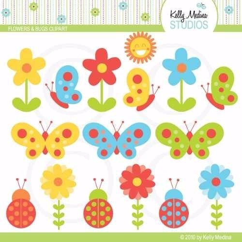 Kit Imprimible Mariposas 8 Imagenes Clipart