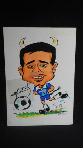 Caricatura Original De Torito Sandy , Por Moreno.