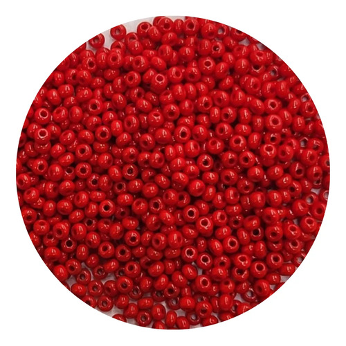 Chaquiron Calibrado Checo 5/0 Y 6/0 Colores Varios 100 G 6/0 93190 Rojo Obscuro 2.1 Mm 4.1 Mm