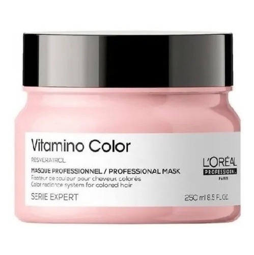 Imagen 3 de 3 de Máscara L'Oréal Professionnel Serie Expert Vitamino Color de 250mL 250g