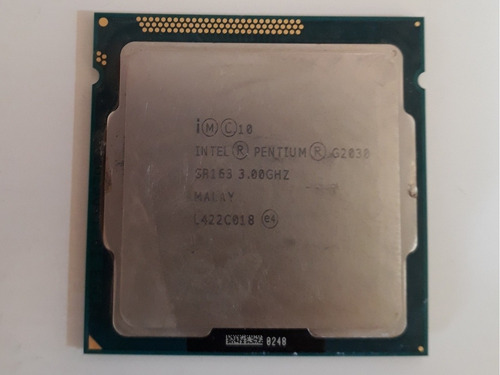 Processador G2030 Sr163 3.00ghz Sem Cooler 100%