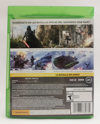 Star Wars Battlefront Xbox One * R G Gallery (Usado)