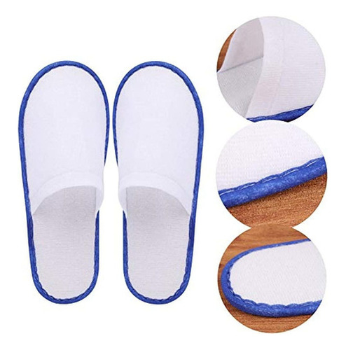 Tbestmax 24 Pares De Chanclas De Spa, Zapatillas Desechables