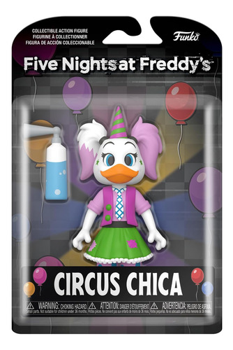 ¡funko Pop! Figura Acción: Cinco Noches Freddys Circus Chica