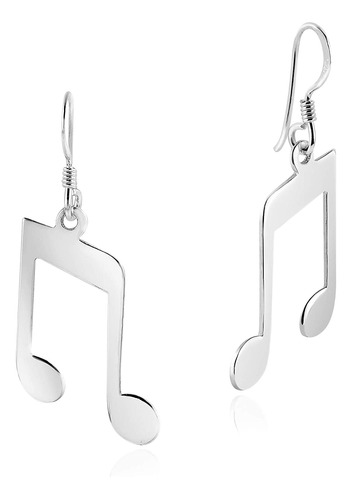 Sweet Musical Melody - Aretes Colgantes De Plata De Ley 925,