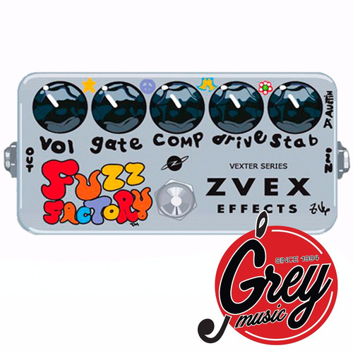 Pedal De Efecto Zvex Fuzz Factory Para Guitarra