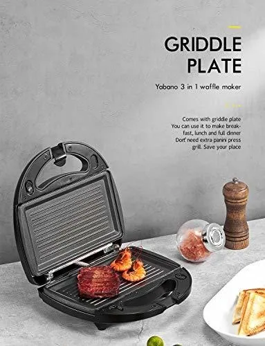 Grill waffle maker outlet
