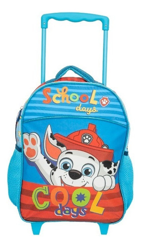 Mochila Con Ruedas Paw Patrol Pp78105b Orginal Azul