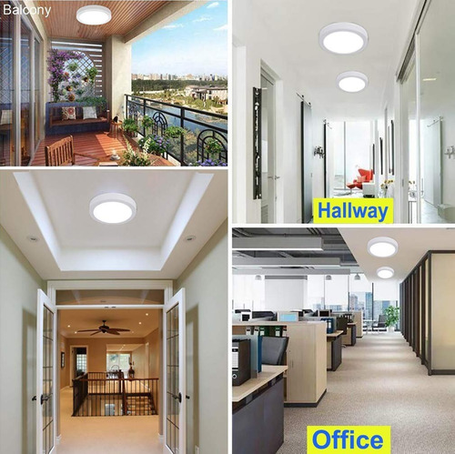 Imagen 8 de 9 de Panel Led 18w Sobreponer Luz Blanca Pack X 6 Certificada