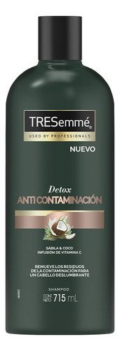  2 Pzs Tresemme Shampoo Detox Anticontaminacion 715ml