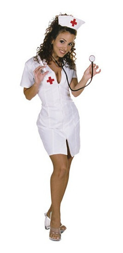 Disfraz De Enfermera Sexy Para Mujer Talla: S Halloween