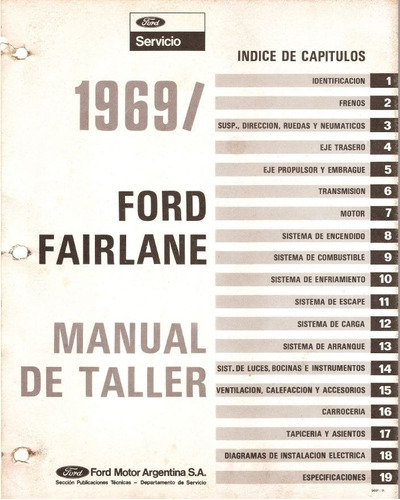 Ford Fairlane 1969 Manual 