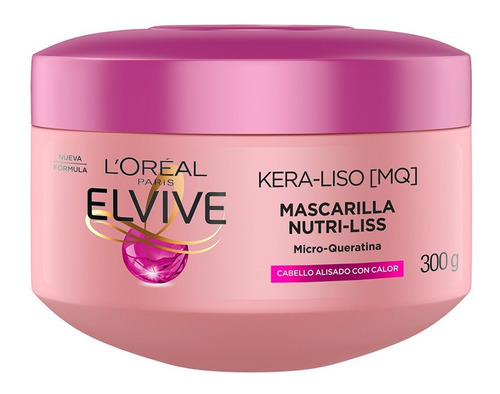 Crema Tratamiento Alisante L'oréal Elvive Keraliso 230° Mk