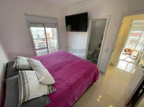 Imagem 15 de 27 de Apartamento 02 Suítes | Planejados Vista Mar | Terraço Gourmet - Andar Alto Excelente Ref.806