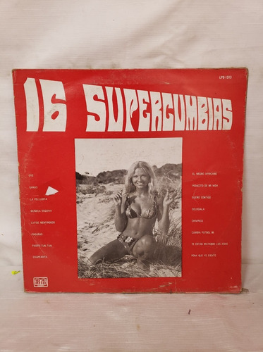 16 Supercumbias Tico Columbia Disco Lp Vinilo Acetato 