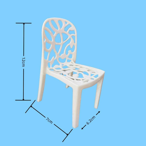 Q 5 Sillas En Miniatura Para Casa De Muñecas, Diseño De