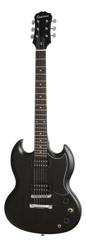 Guitarra eléctrica Epiphone SG Special VE de álamo ebony con diapasón de palo de rosa