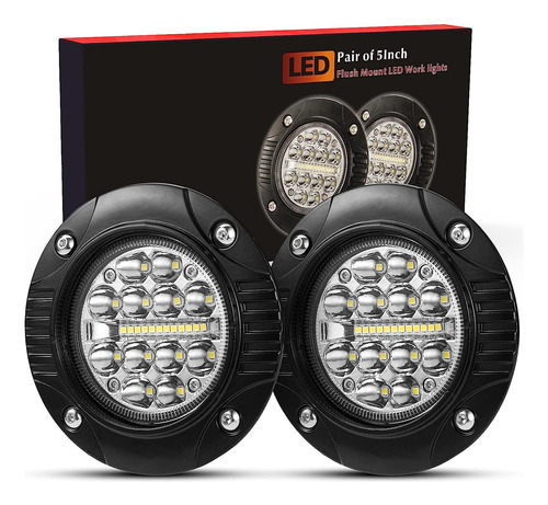 Bunker Indust Montaje Empotrado Led Pods 5 Pulgadas Led B...