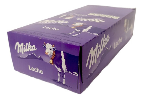Chocolate Con Leche Milka 20 G Caja X 20 U.