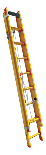 Escalera Fibra Extensible 15 Escalones Aislante